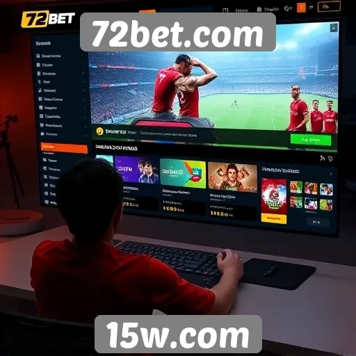 Avaliação da interface de usuário do 72bet.com